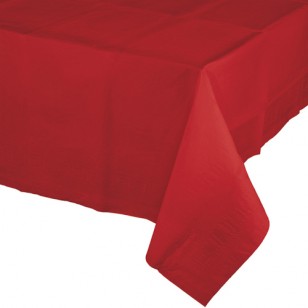 Red Christmas Valentine's Day Tablecovers x 2